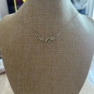 Sterling Silver and Peridot necklace